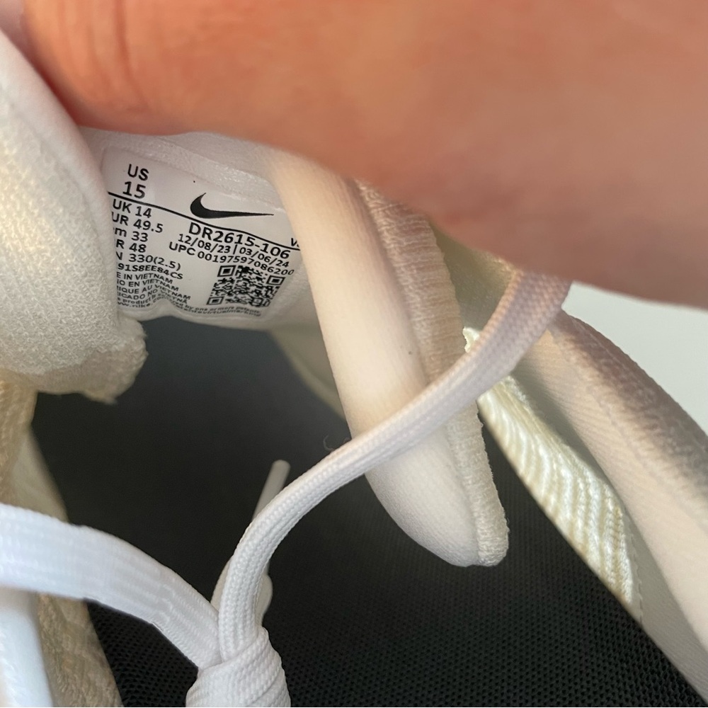 Nike ZoomX Invincible Run FK 3 White Sail Beige DR2615-106 Men's Size 15 Shoes - Picture 7 of 9